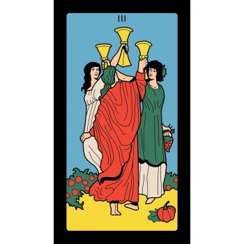 Mini Tarot Rider Waite Smith kortos Findhorn Press